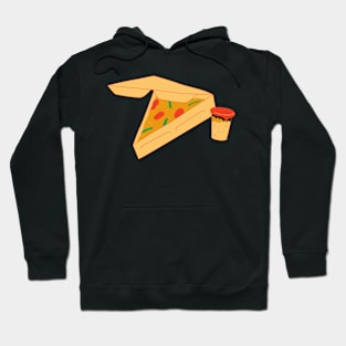 Take Out Pizza Slice Hoodie